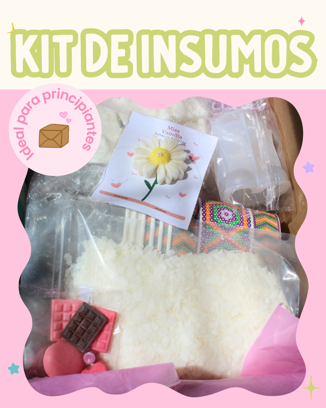Kit de Insumos- Velas de Postre