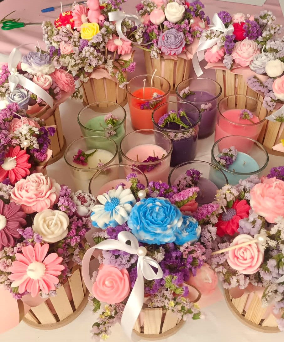 Masterclass de Velas de cera de Soya-Septiembre en GUADALAJARA
