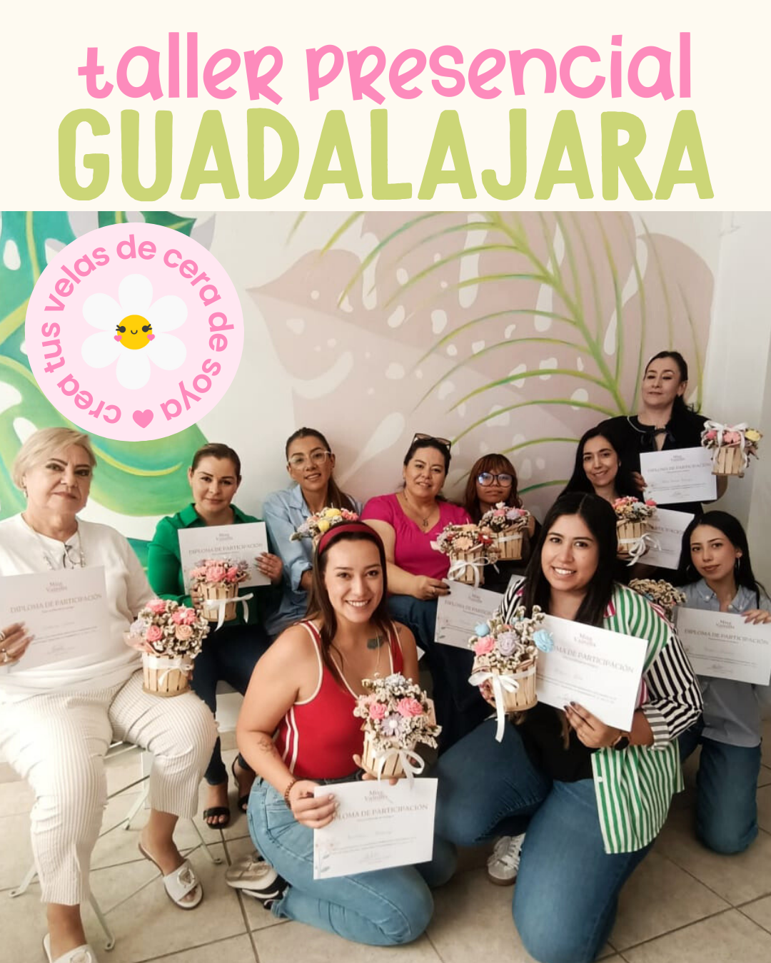 Masterclass de Velas de cera de Soya-Septiembre en GUADALAJARA