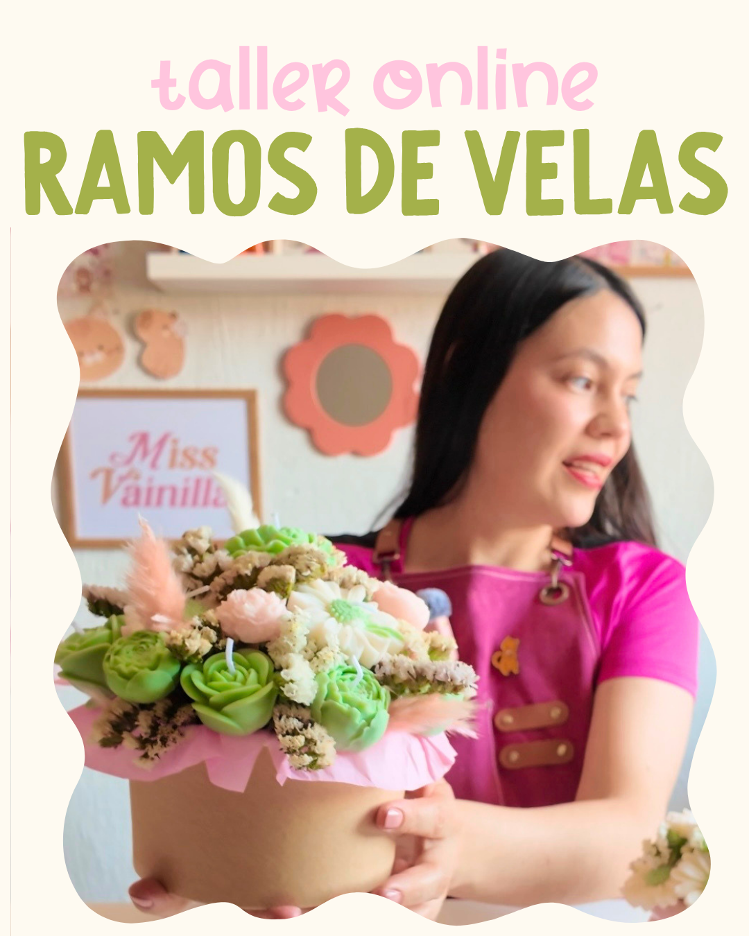Taller online - Ramos de Velas🌸