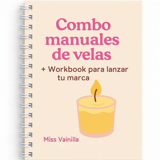 Combo Manuales de velas + Workbook