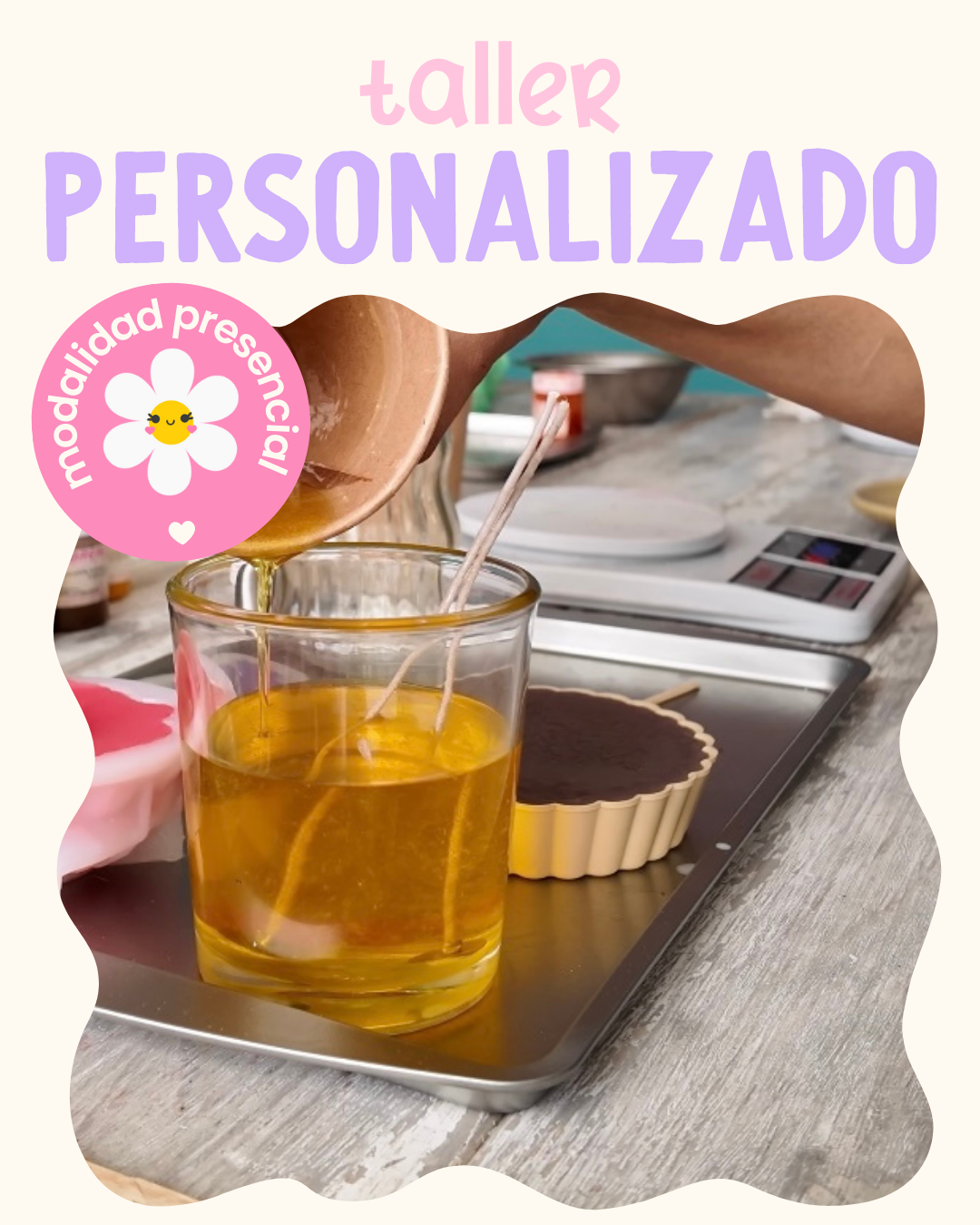 Taller PERSONALIZADO de Velas para Emprendedoras-GDL