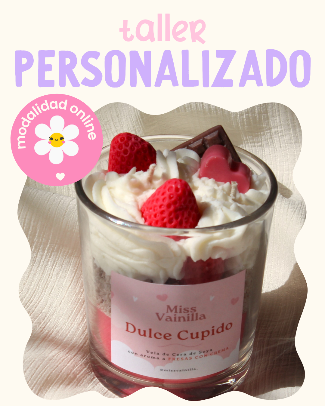 Taller PERSONALIZADO de Velas para EMPRENDEDORAS-Via Zoom